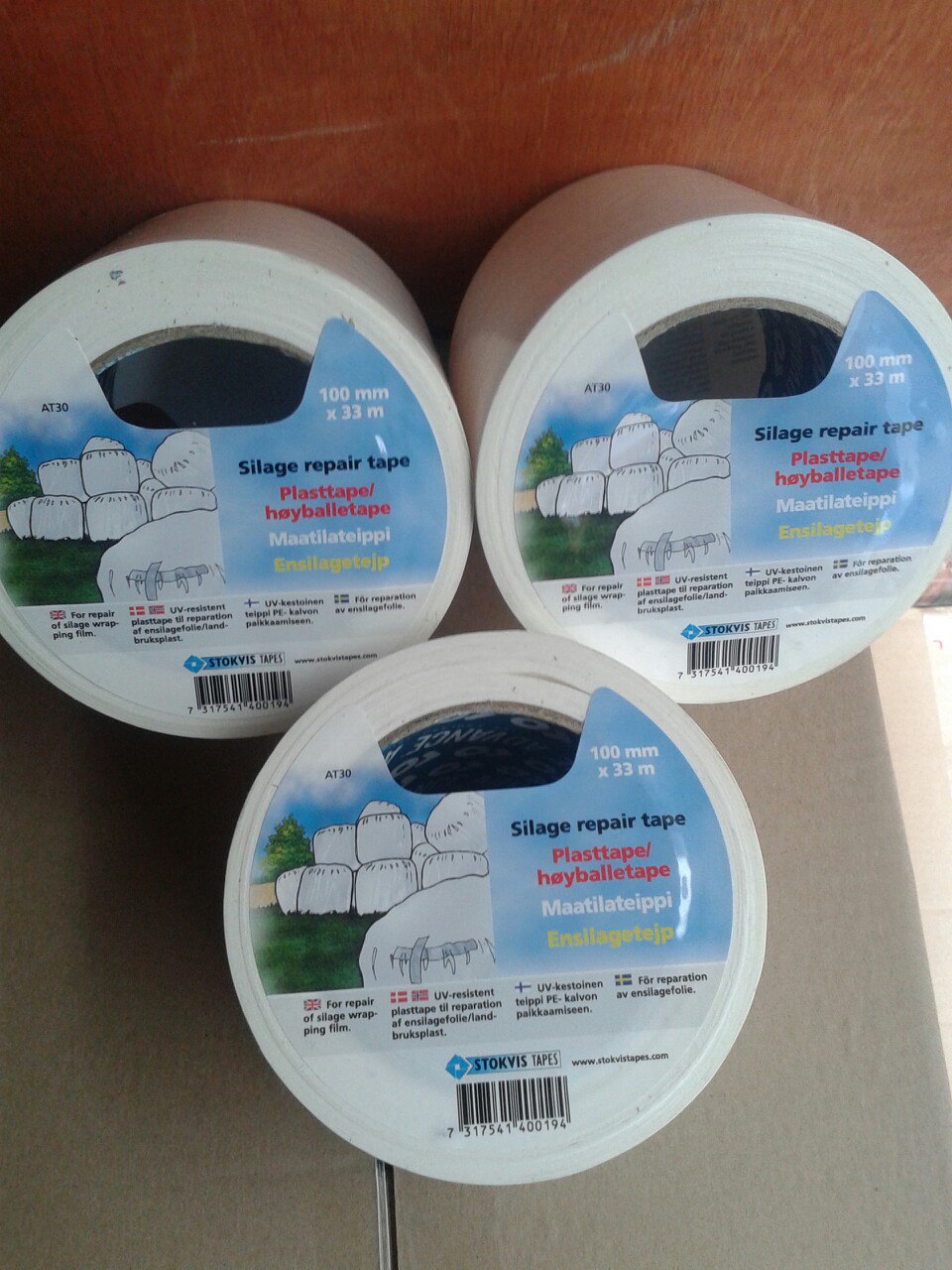 Предлагаем скотч для ремонта тюков сенажа Balewrap